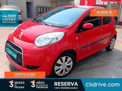 Usado Citroën C1 Seduction 68 CV (50 kW) 2012 Rojo Utilitario