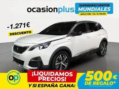 Usado Peugeot 3008 GT-line 130 CV (95 kW) 2019 Blanco SUV