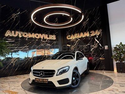 Usado Mercedes GLA220 AMG line 170 CV (125 kW) 2014 Blanco SUV