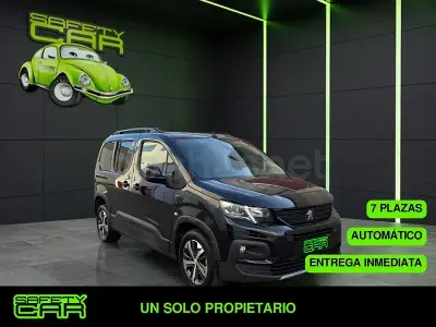 Usado Peugeot Rifter GT-line 130 CV (95 kW) 2019 Negro Monovolumen