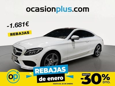 Blanco Usado 2016 Mercedes C250 AMG line Coupe | 22.700 € (Precio justo)