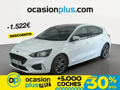 Begagnad Ford Focus ST-Line 125 HK (91 kW) 2018 Vit