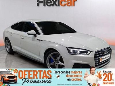 Usado Audi A5 Sportback 190 CV (139 kW) 2018 Blanco Utilitario