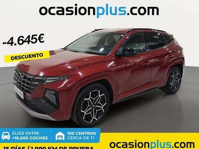 Rojo Usado 2023 Hyundai Tucson N Line SUV | 20.682 € (Precio justo)
