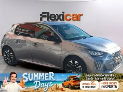 Usado Peugeot 208 Allure 100 CV (73 kW) 2025 Gris Utilitario