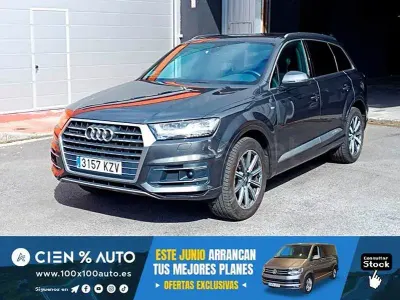 Usado Audi Q7 S-Line 286 CV (210 kW) 2019 Gris / plata SUV