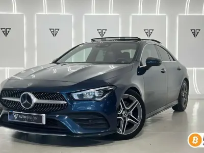 Usado Mercedes CLA200 150 CV (110 kW) 2020 Azul Coupe