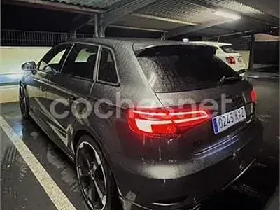Usado Audi A3 150 CV (110 kW) 2019 Negro Berlina