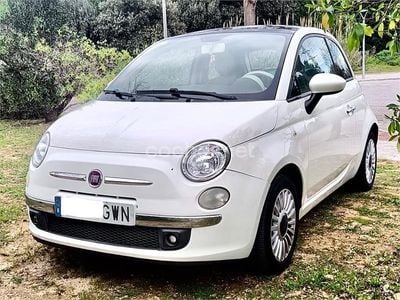 Usado Fiat 500 Lounge 69 CV (50 kW) 2010 Blanco Berlina