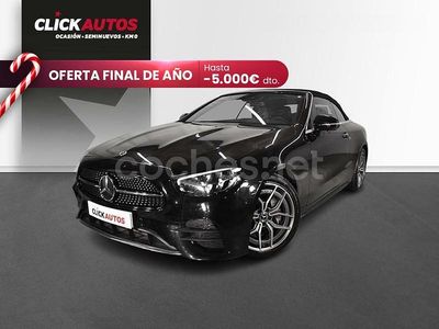 Negro Usado 2023 Mercedes E220 Descapotable | 57.700 € (Un poco caro)