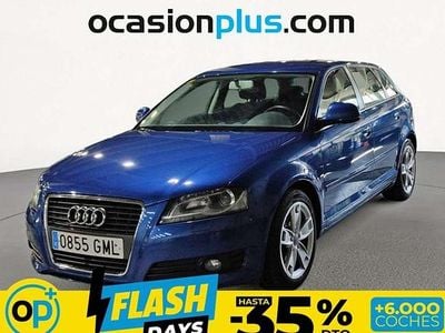 Usado Audi A3 Sportback Ambition 125 CV (91 kW) 2009 Azul Utilitario