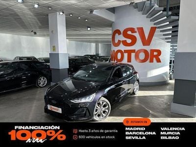 Usado Ford Focus ST-Line 125 CV (91 kW) 2023 Negro Berlina