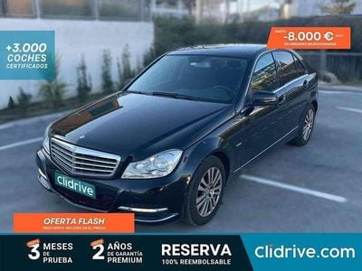 Negro Usado 2011 Mercedes C220 Elegance Berlina | 8690 € (Buen precio)