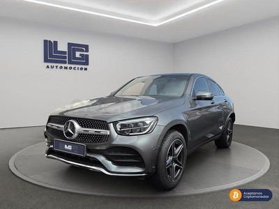 Usado Mercedes GLC300e 306 CV (225 kW) 2021 Gris / plata Coupe