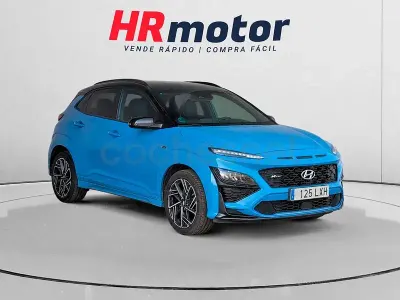Usado Hyundai Kona N Line 120 CV (88 kW) 2022 Azul SUV