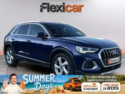 Usado Audi Q3 150 CV (110 kW) 2021 Azul SUV