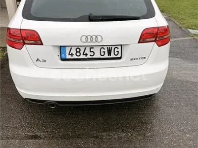 Usado Audi A3 Ambition 140 CV (102 kW) 2010 Blanco Utilitario