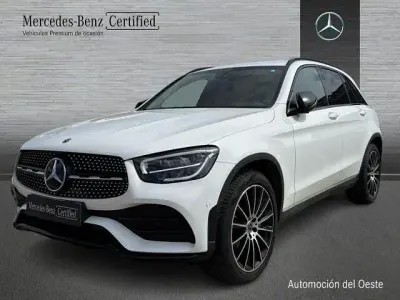 Usado Mercedes GLC220 194 CV (142 kW) 2021 Blanco polar SUV