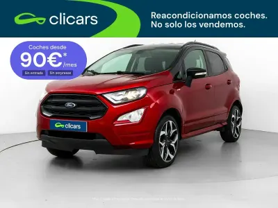 Usado Ford Ecosport Trend 125 CV (91 kW) 2018 Rojo SUV