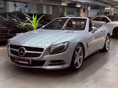 Usado Mercedes SL350 306 CV (225 kW) 2013 Gris / plata Descapotable