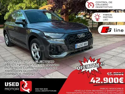 Usado Audi Q5 S-Line 299 CV (219 kW) 2023 Gris / plata SUV