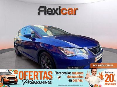 Usado Seat Leon Style 130 CV (95 kW) 2020 Azul Berlina
