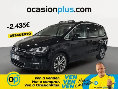 Usado VW Sharan Sportline 184 CV (135 kW) 2018 Negro Monovolumen