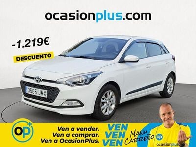 Usado Hyundai i20 GO! 84 CV (61 kW) 2016 Blanco Berlina