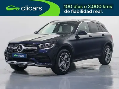 Usado Mercedes GLC300 122 CV (89 kW) 2022 Azul SUV