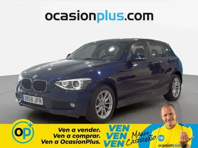 Usado BMW 116 116 CV (85 kW) 2015 Azul Utilitario