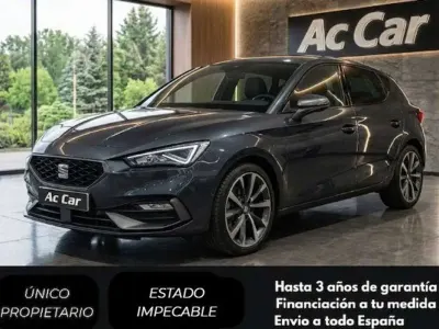 Usado Seat Leon FR 150 CV (110 kW) 2023 Gris Utilitario