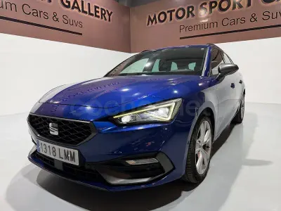 Usado Seat Leon FR 150 CV (110 kW) 2021 Azul Familiar
