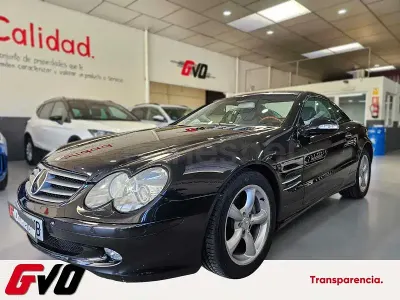 Usado Mercedes SL500 306 CV (225 kW) 2001 Negro Descapotable