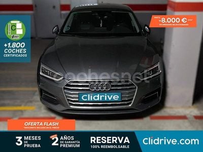 Usado Audi A5 Sportback Sport 190 CV (139 kW) 2018 Gris / plata Utilitario