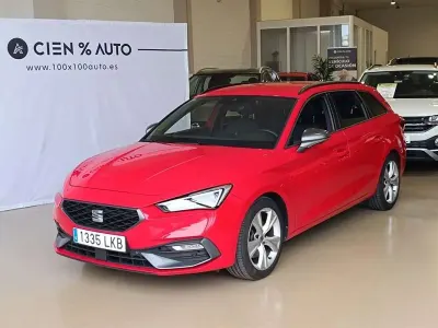 Usado Seat Leon ST FR 150 CV (110 kW) 2020 Rojo Familiar