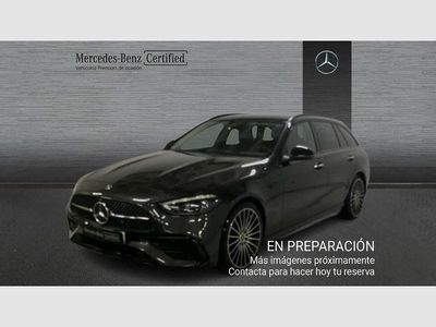 Gris Usado 2022 Mercedes C220 AMG line Familiar | 39.990 € (Un poco caro)