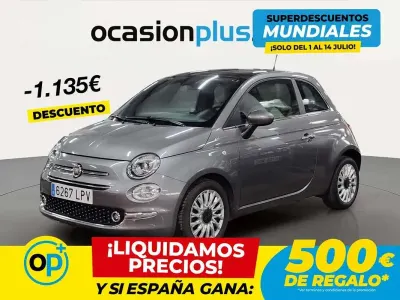 Usado Fiat 500C Dolcevita 71 CV (52 kW) 2021 Gris Descapotable
