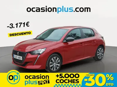Usado Peugeot 208 Active 100 CV (73 kW) 2023 Rojo Utilitario