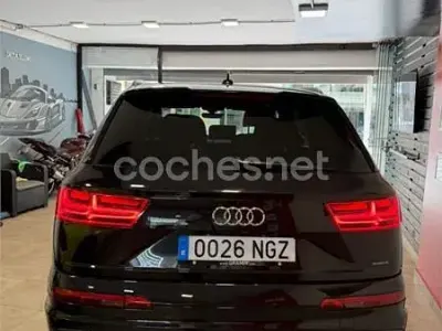 Usado Audi Q7 S-Line 272 CV (200 kW) 2018 Negro SUV