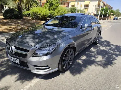 Usado Mercedes CLS350 Shooting Brake 265 CV (194 kW) 2013 Gris / plata Familiar