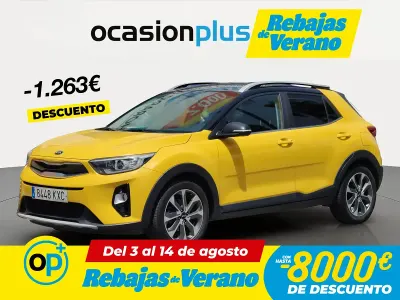 Usado Kia Stonic 100 CV (73 kW) 2019 Amarillo SUV
