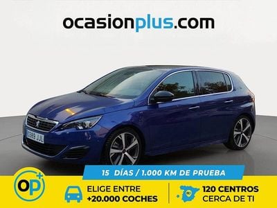 Usado Peugeot 308 GT 181 CV (133 kW) 2015 Azul Utilitario