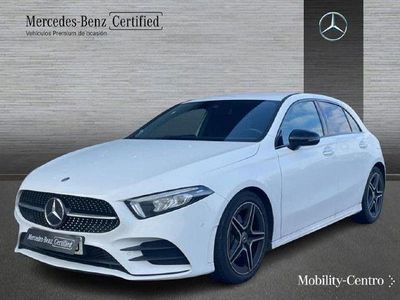 Blanco polar Usado 2022 Mercedes A200 AMG line Berlina | 28.500 € (Precio justo)