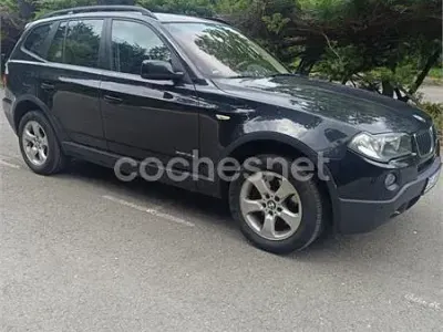 Usado BMW X3 177 CV (130 kW) 2009 Negro SUV
