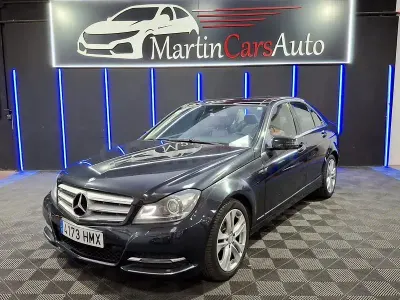 Usado Mercedes C250 Avantgarde 204 CV (150 kW) 2012 Negro Berlina