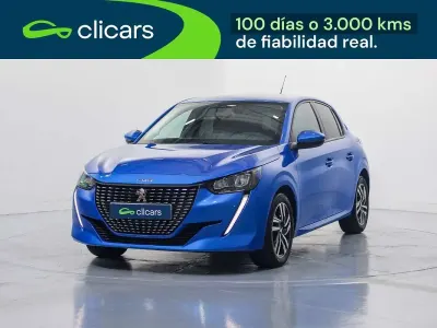 Usado Peugeot 208 Allure 102 CV (75 kW) 2020 Azul Utilitario