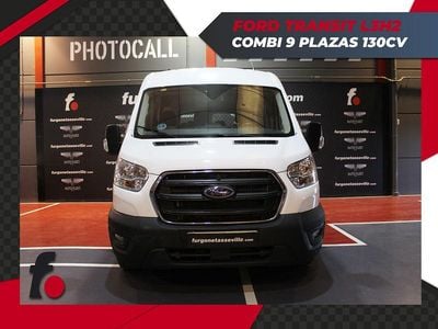 Blanco Usado 2022 Ford Transit Ambiente Familiar | 30.500 € (Caro)