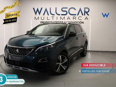 Verde Usado 2019 Peugeot 5008 GT-line Monovolumen | 18.980 € (Precio justo)