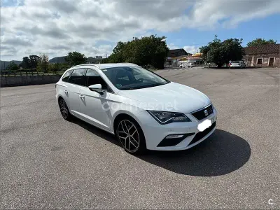 Usado Seat Leon ST FR 150 CV (110 kW) 2017 Blanco Familiar
