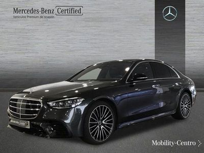 Usado Mercedes S500 AMG line 435 CV (319 kW) 2022 Verde olivo mate Berlina
